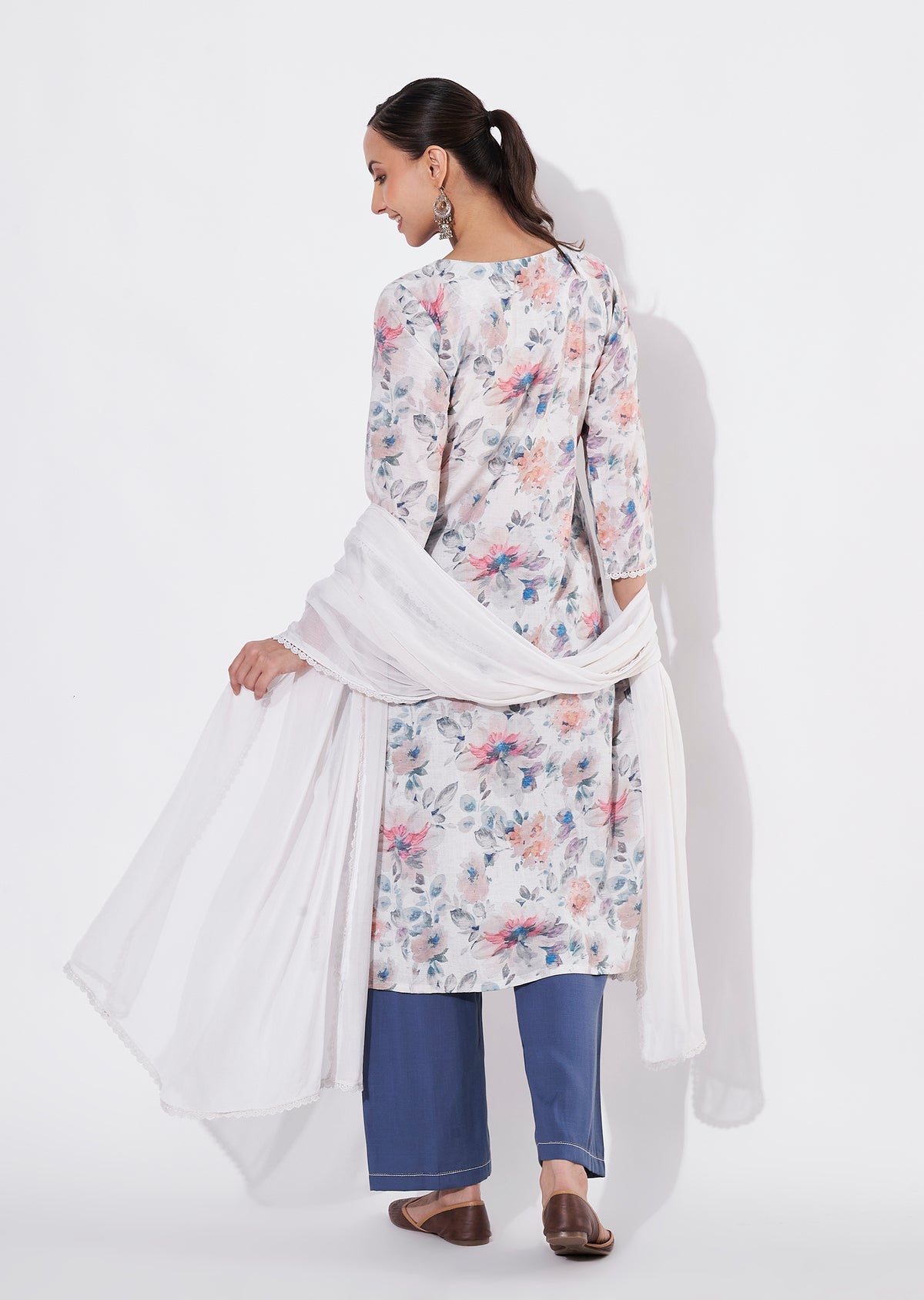 Fawn Cotton Straight cut suit