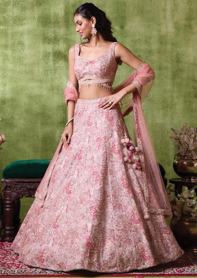 Light Pink Lehenga Set