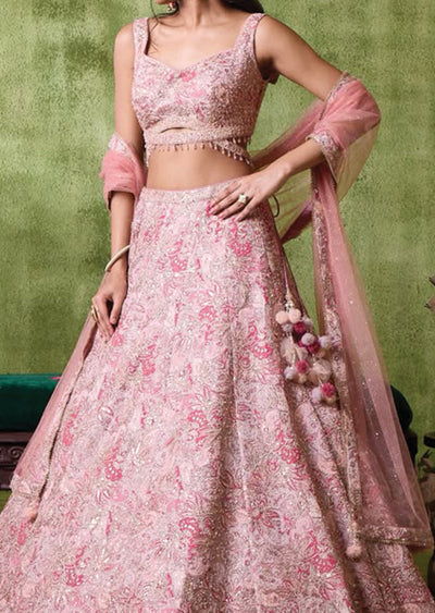 Light Pink Lehenga Set