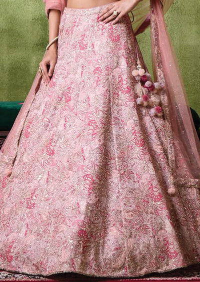 Light Pink Lehenga Set