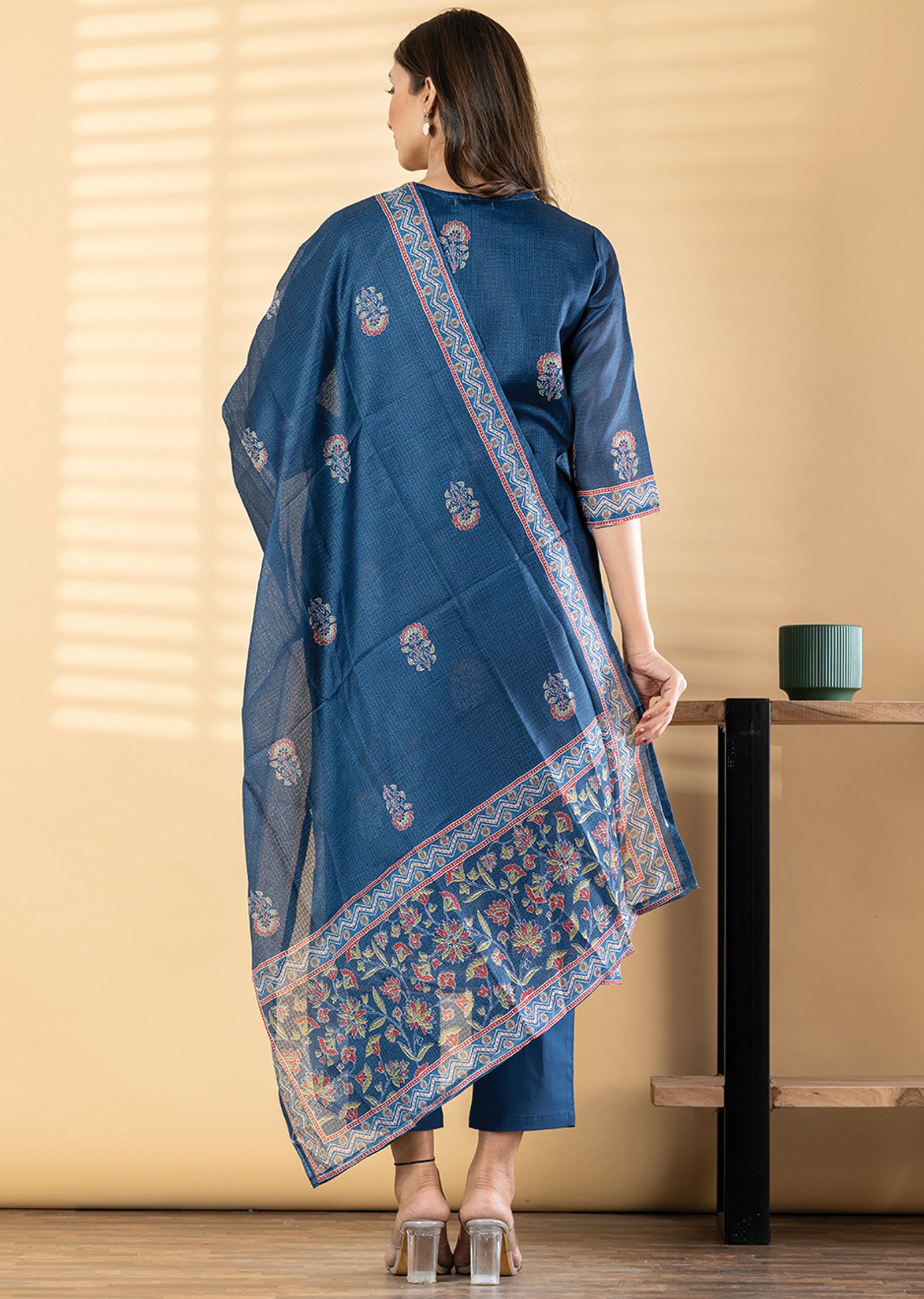 Blue Kota Straight cut suit