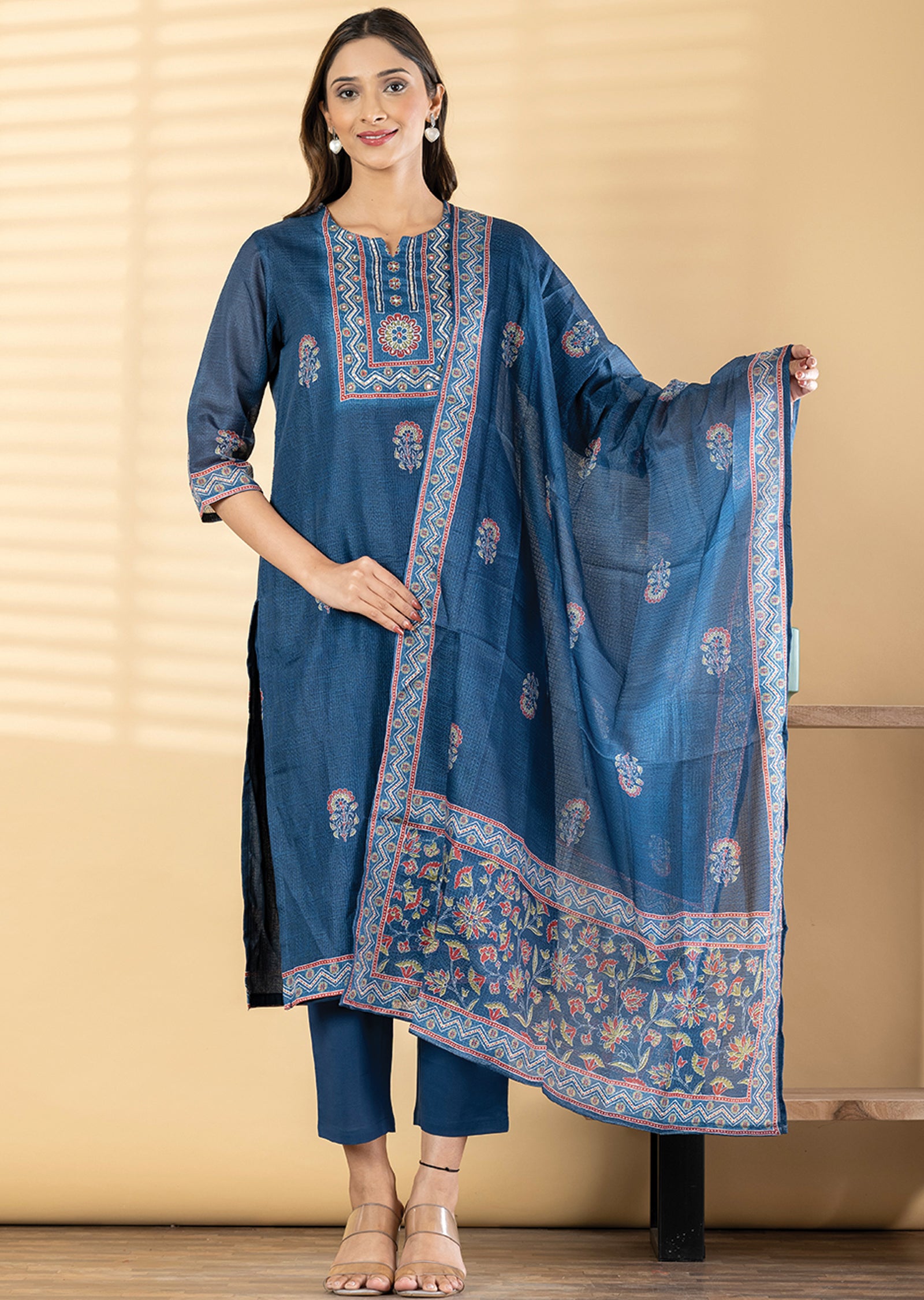 Blue Kota Straight cut suit