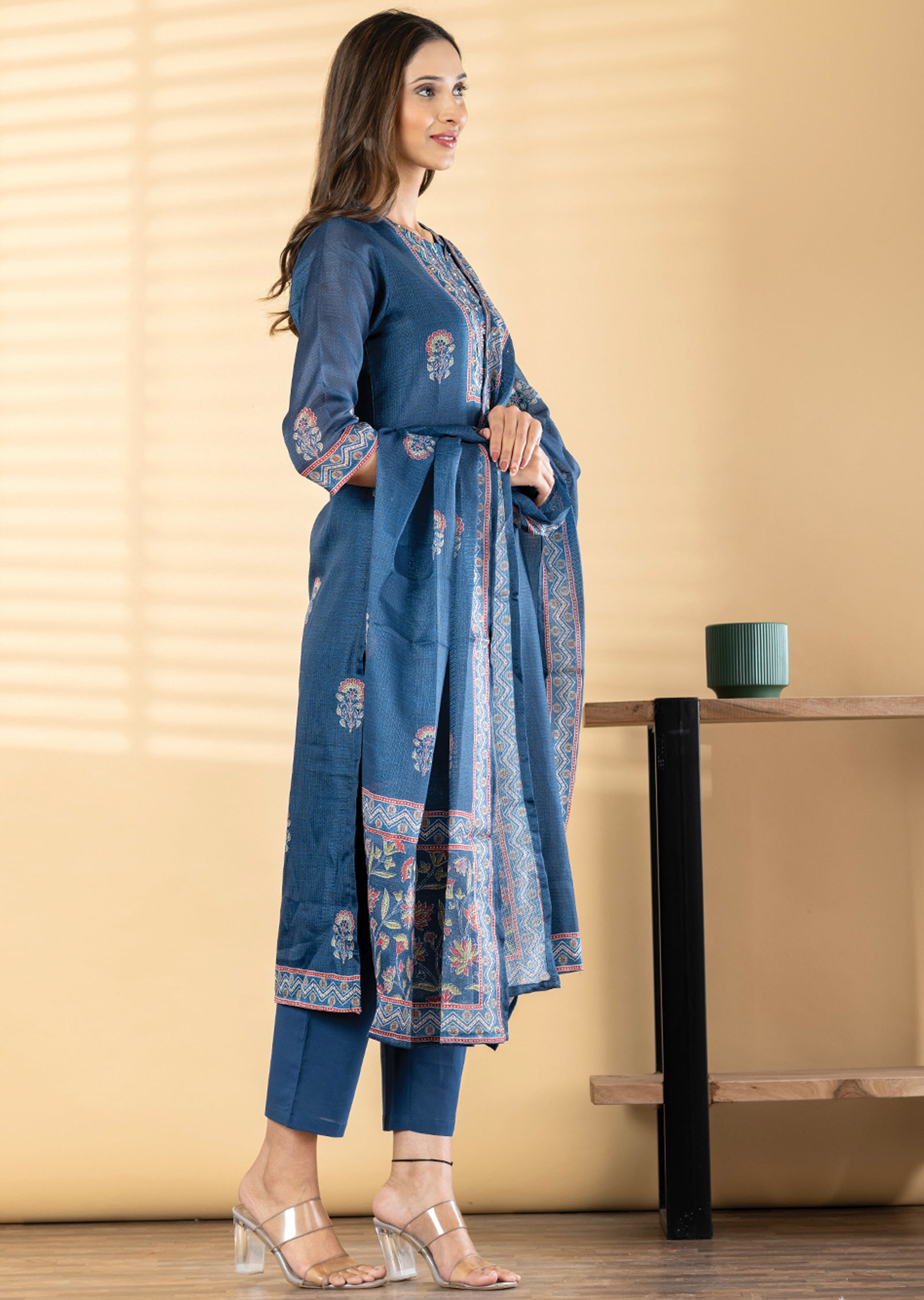 Blue Kota Straight cut suit