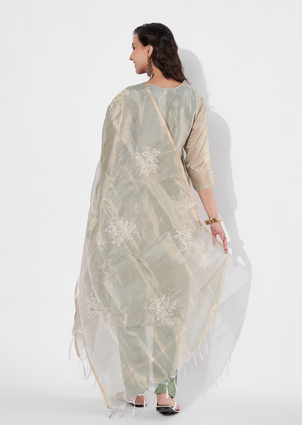 Dusty Green Kota Straight cut suit