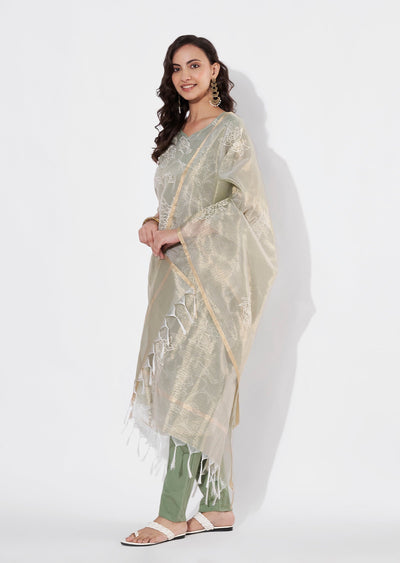 Dusty Green Kota Straight cut suit