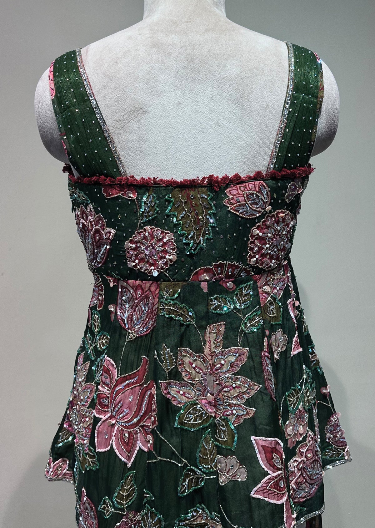 Mehndi Green Georgette Sharara Set