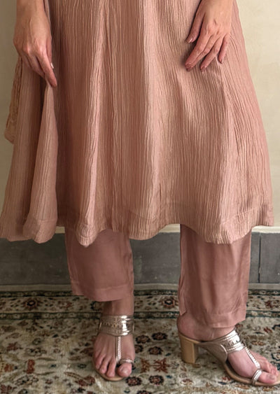 Dusty Peach Salsa Anarkali Suit