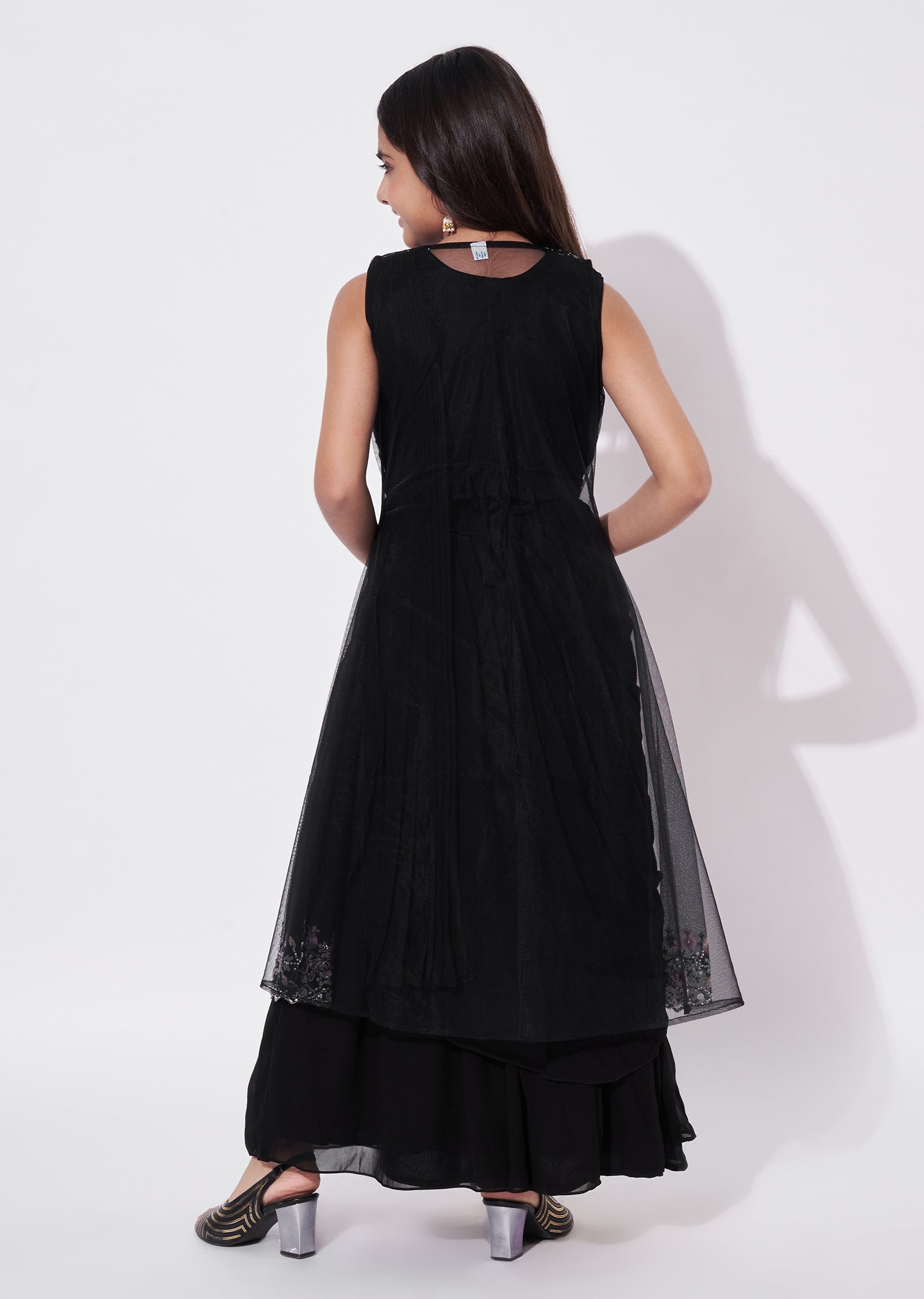 Black  Georgette Lehenga