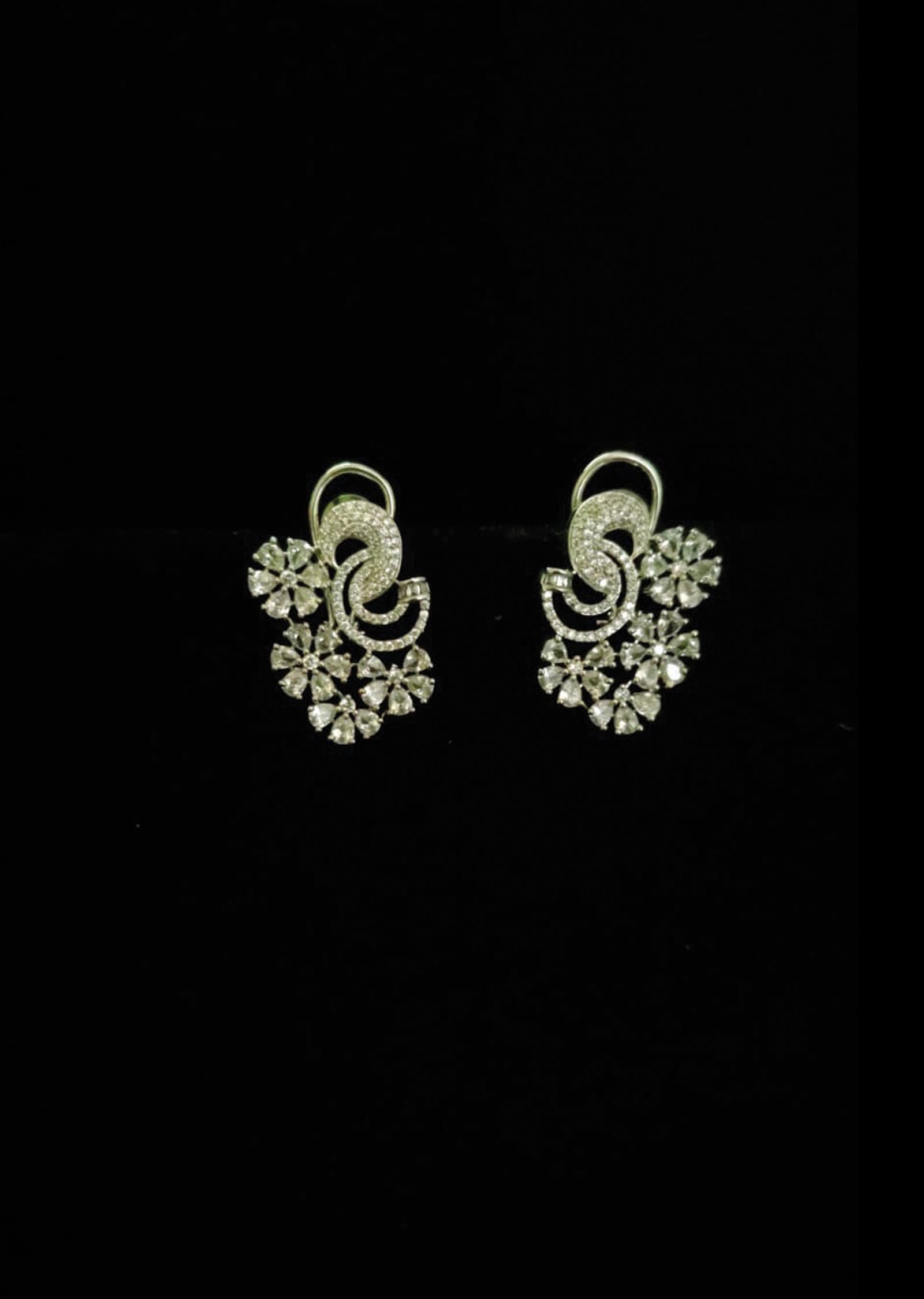 Silver Brass Earring