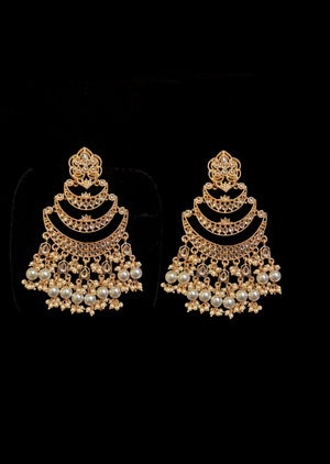 Gold Brass Earring