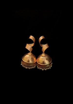 Gold Brass Earring