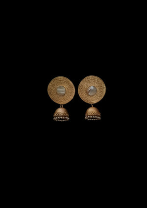 Gold Brass Earring