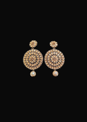 Gold Brass Earring