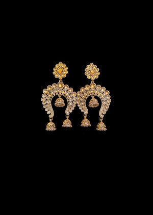 Gold Brass Earring