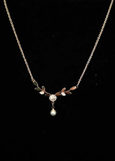 Rose Gold Brass Ethnic Chain