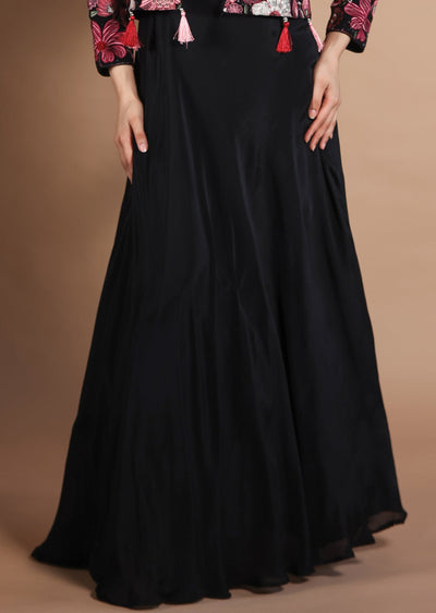 Black Chinnon Gown