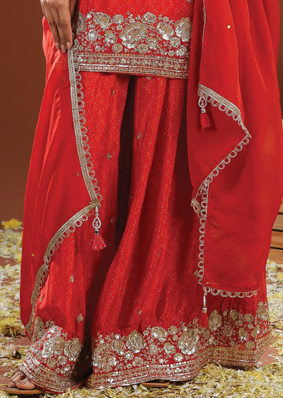 Rust Chinnon Straight Cut Suit