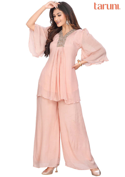 Pink Chinnon Co-Ord Set
