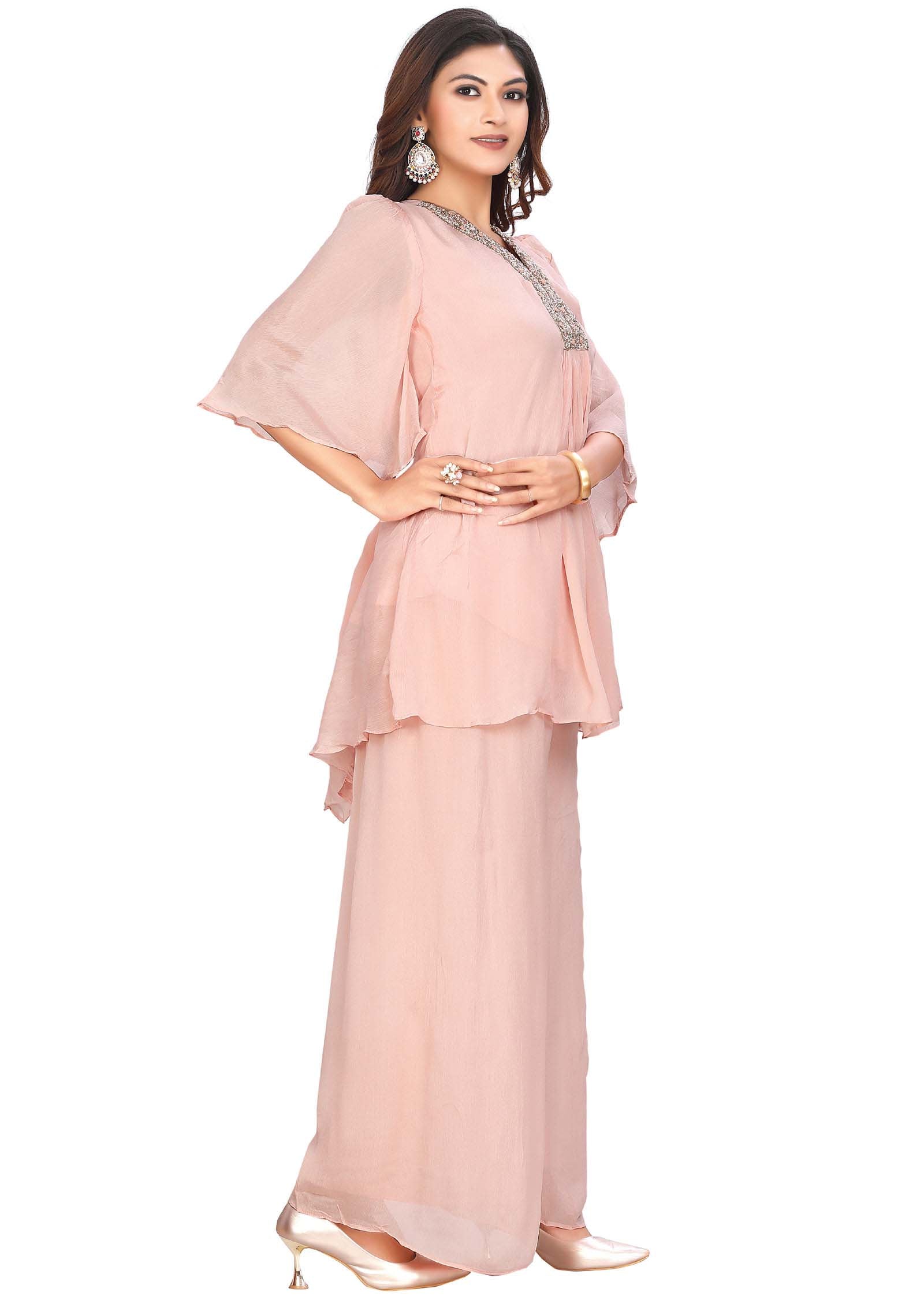 Pink Chinnon Co-Ord Set