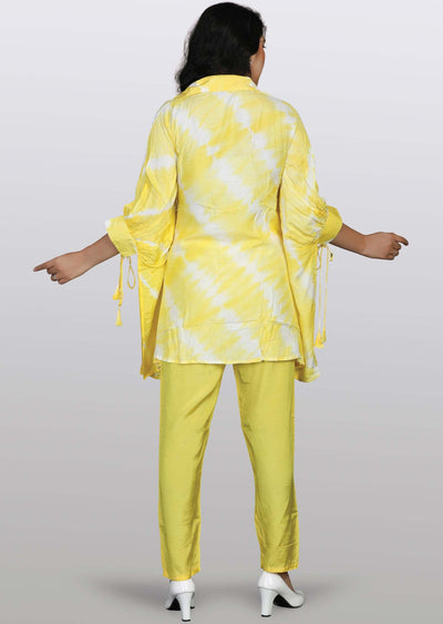 Yellow Muslin Printed Co-Ord Set