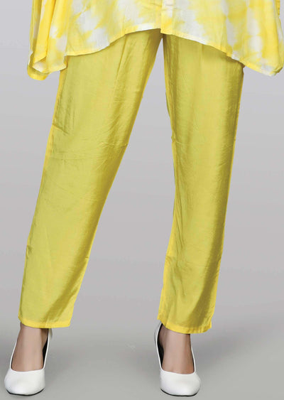 Yellow Muslin Printed Co-Ord Set