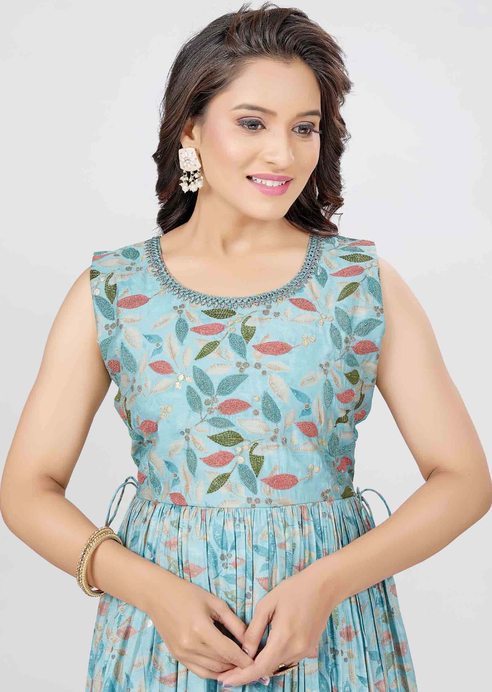 Dusty Green Modal Printed Kurti