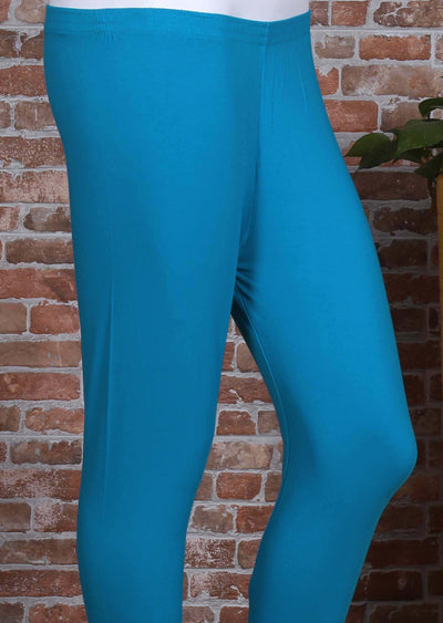 Copper sulphate blue Lycra leggings