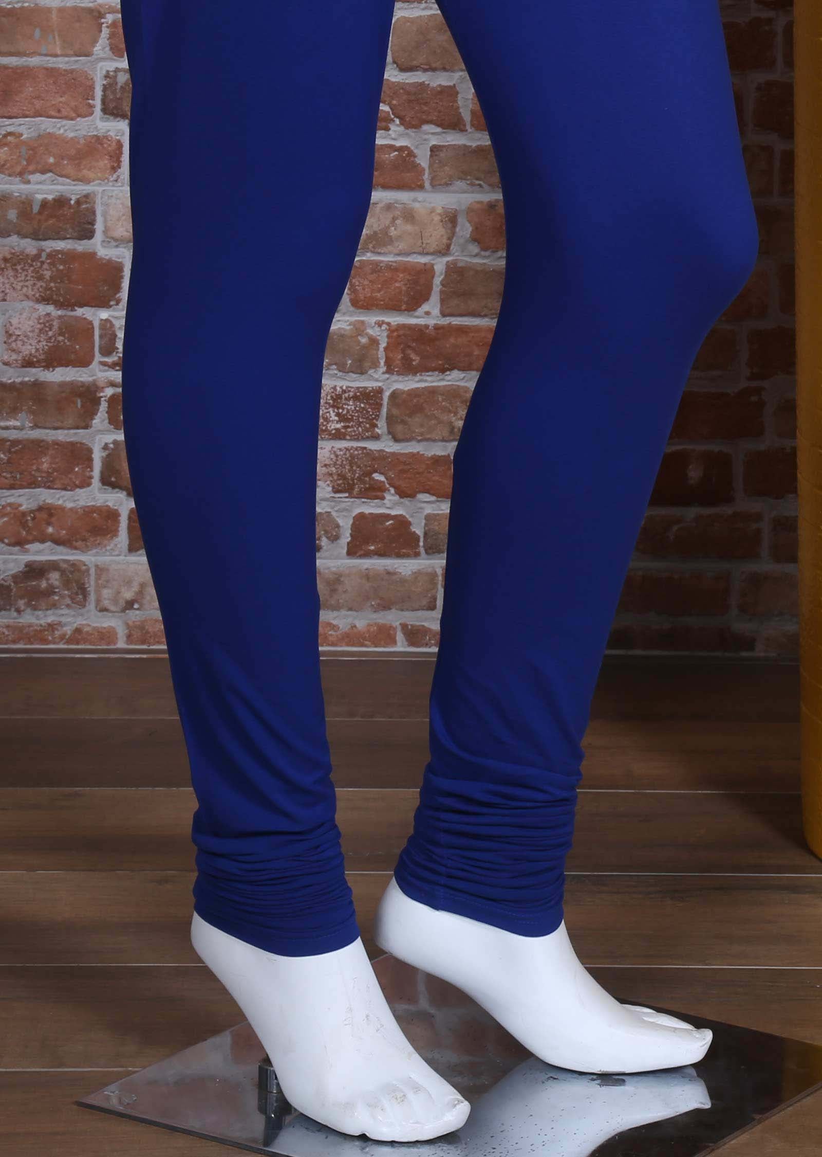 Blue Lycra leggings