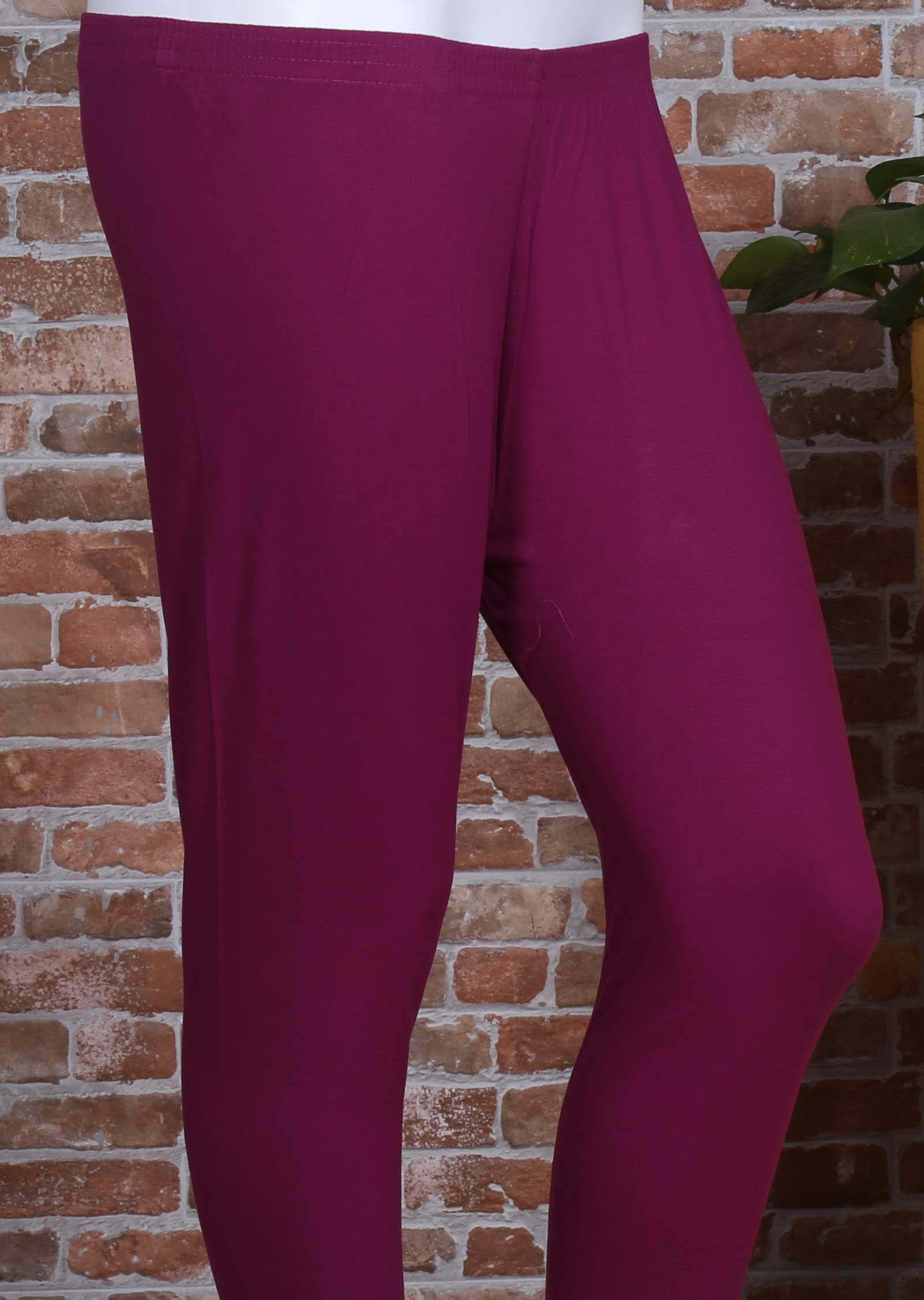 Maroon Lycra leggings