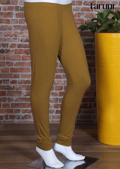 Dark Mustard Lycra leggings