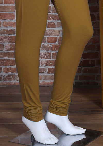 Dark Mustard Lycra leggings