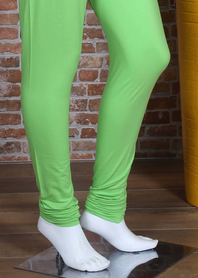 Lime green Lycra leggings