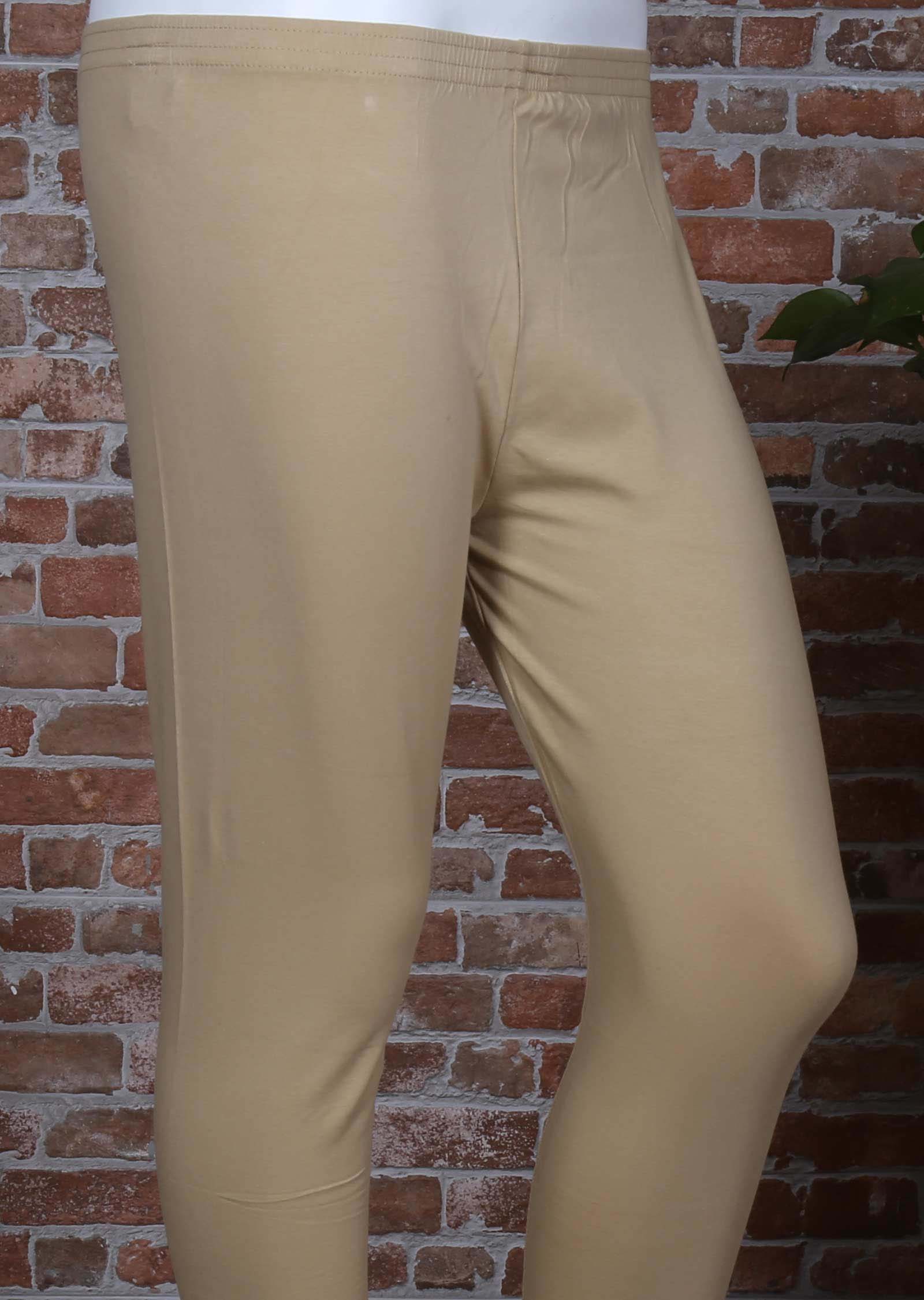 Beige Lycra leggings