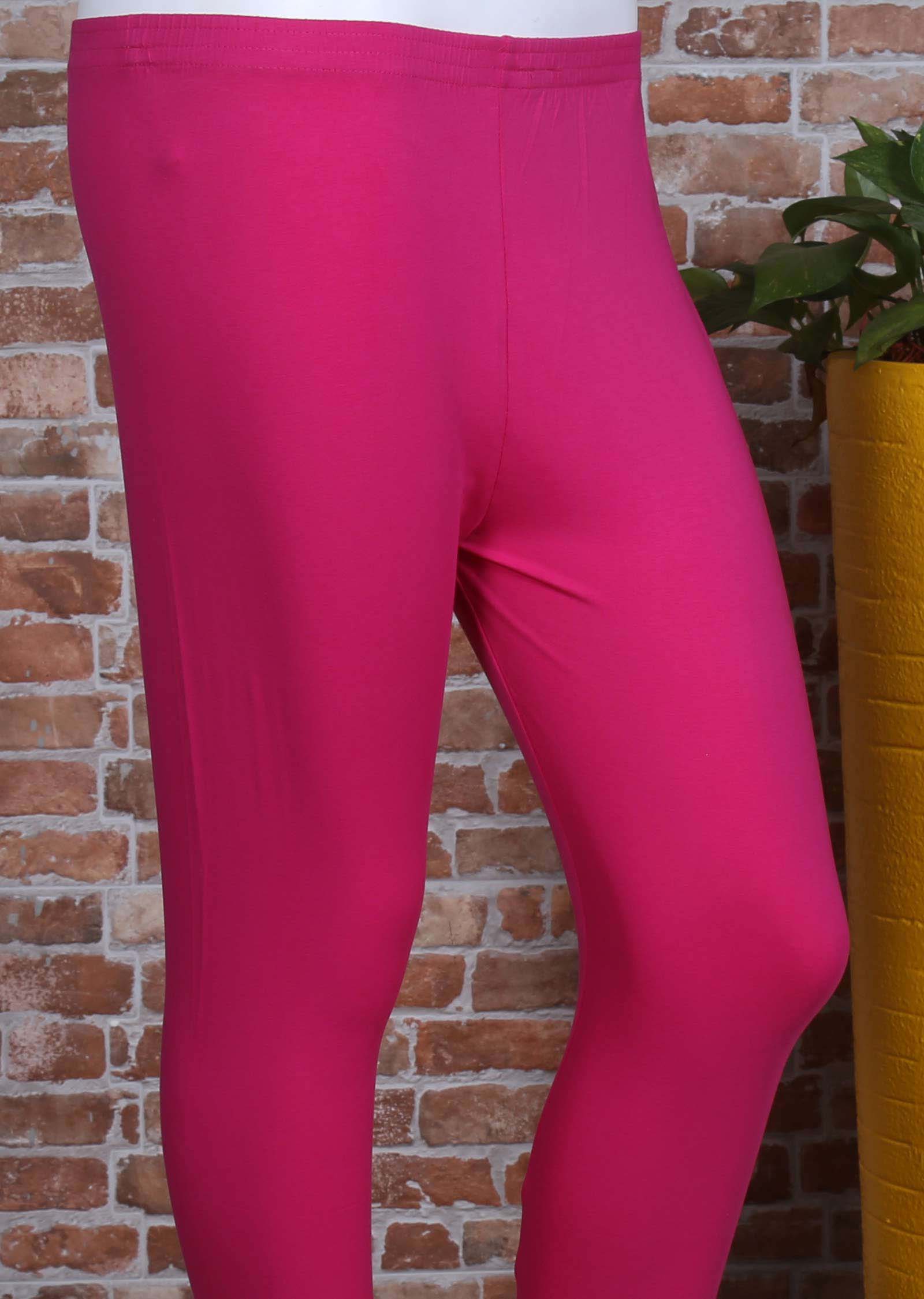 Pink Lycra leggings