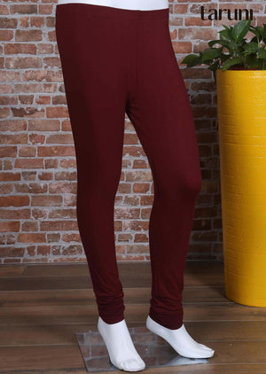 Maroon Lycra leggings