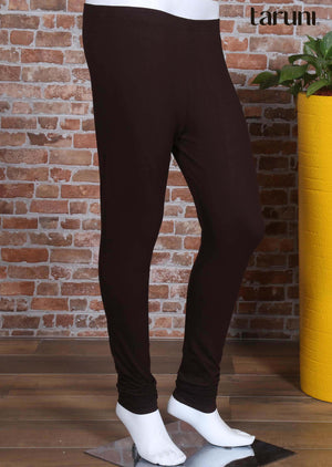 Dark brown Lycra leggings