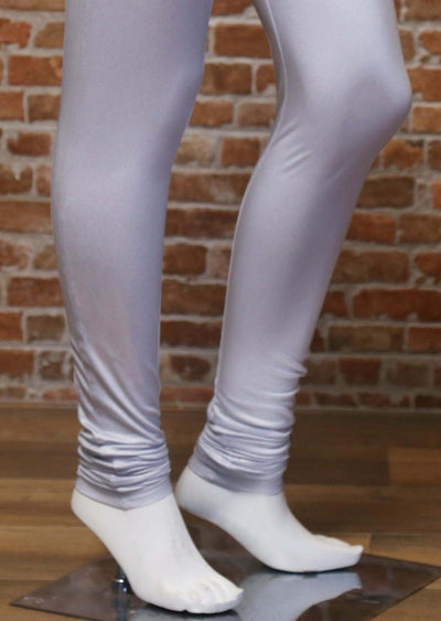 Metallic silver Shimmer leggings