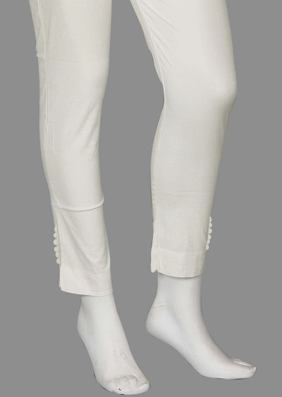 Off White Potli button Pants