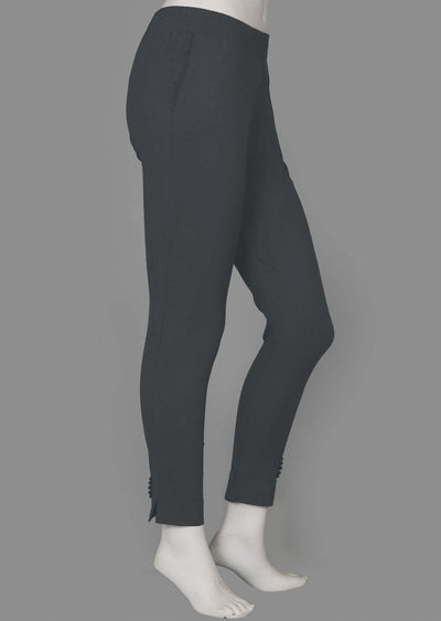 Grey Potli button Pants