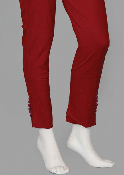 Maroon Potli button Pants